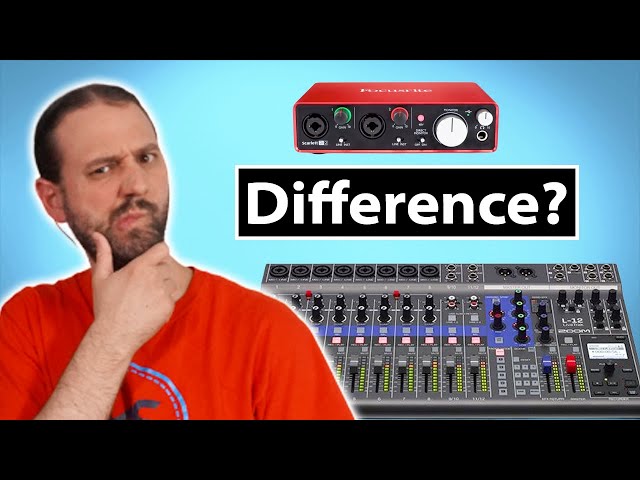 Audio Interface Vs Mixer With USB Interface