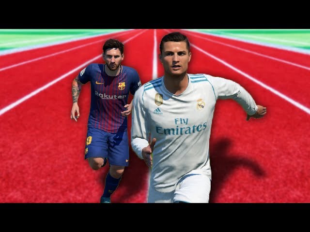 Ronaldo vs Messi - FIFA 18 Speed Test