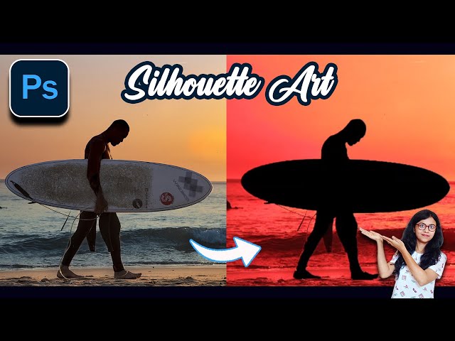 How to make silhouette art in photoshop | silhouette | Photoshop tutorial