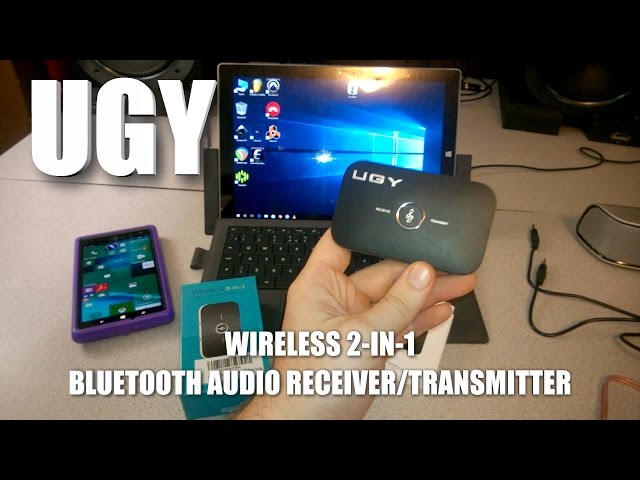 UGY Wireless 2-in-1 Bluetooth Audio Receiver/Transmitter Demo - REALLY COOL DEVICE!