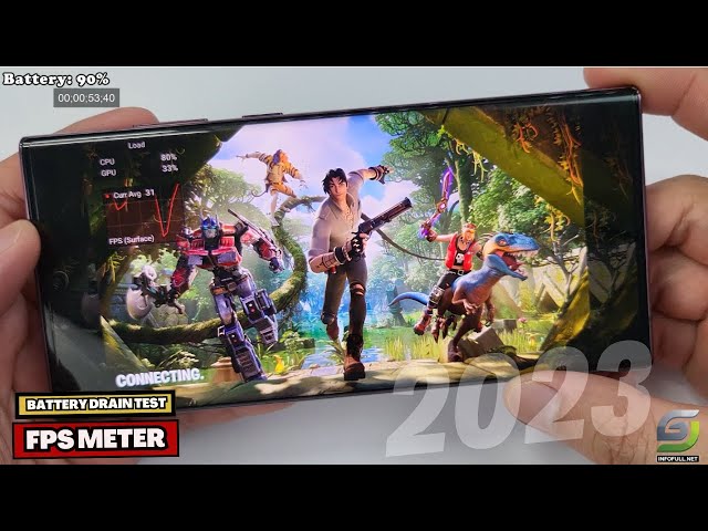 Samsung Galaxy S22 Ultra Fortnite Gameplay Season 3 2023
