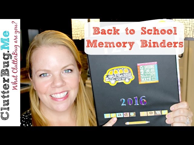 Back to School Memory Binders
