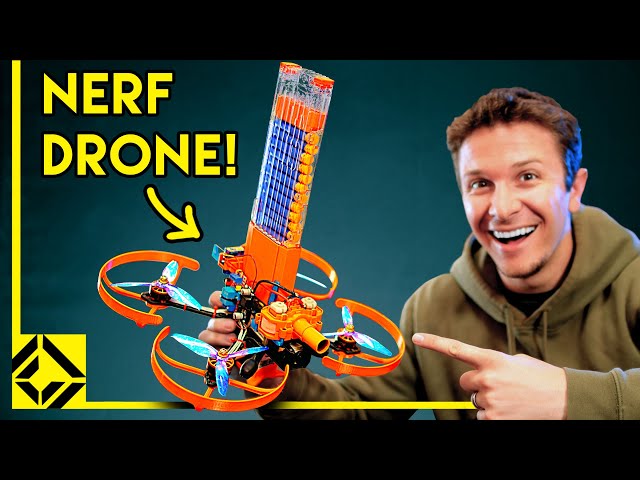 I Built a REAL Nerf Attack Drone!