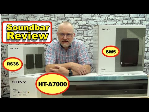 Sony HT-A7000 Soundbar REVIEW : Including SW5 wireless subwoofer  & RS3S wireless rears