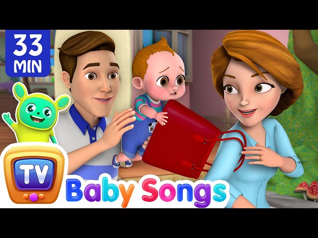 Baby Taku's World - Baby learns to say "bye-bye" + More ChuChu TV Sing-along Nursery Rhymes