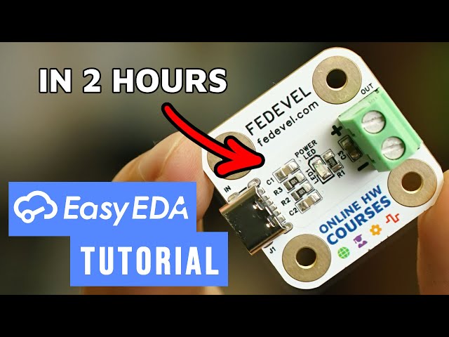 EasyEDA Tutorial - USB-C Power Supply Design + Box in 2 Hours
