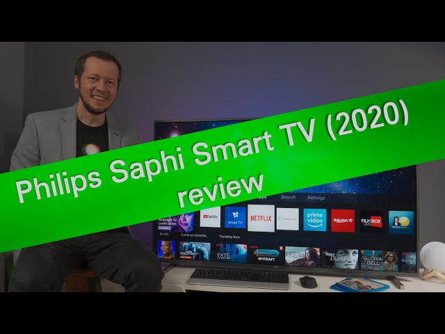 Philips Saphi Smart TV review on 55PUS7805 TV (2020)