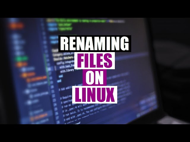 Tools For Renaming Files In Linux