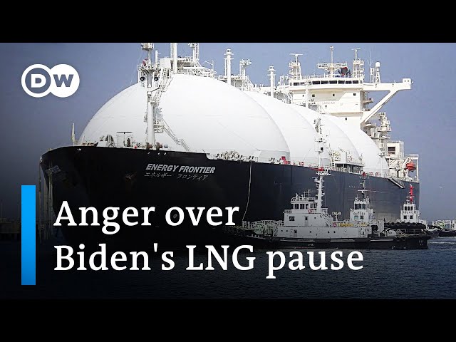 Why German gas importers are angry with the US over pause on new LNG export permits | DW News