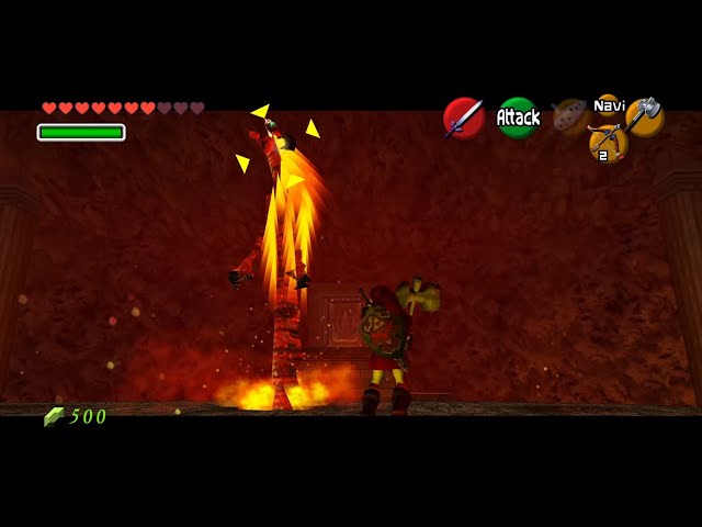 Ocarina of Time PC PORT: Volvagia Boss Battle