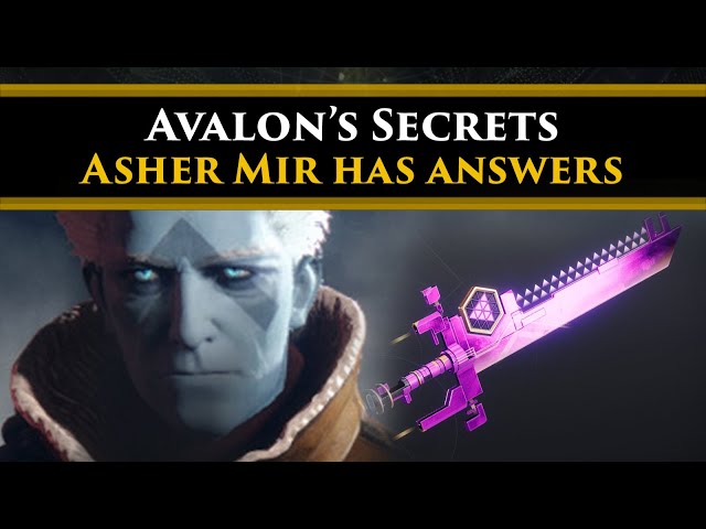 Destiny 2 Lore - Asher Mir hid a massive Secret at the heart of the Avalon mission!