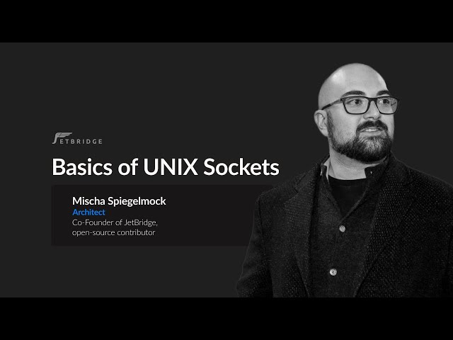 Basics of UNIX Sockets - Screencast by Mischa Spiegelmock