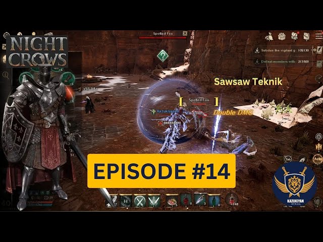 "Sawsaw Teknik Event" Twin Dual Sword Gameplay Night Crows Episode 14 | Kazukiyan Day 12