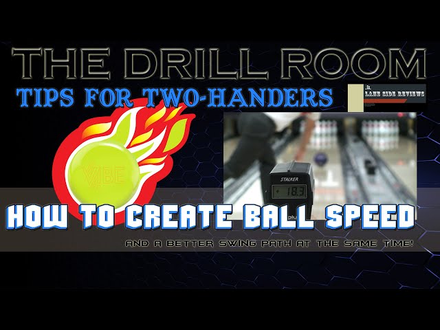 Tips for Two Handed Bowlers - How to create MORE BALL SPEED AND have a STRAIGHTER SWING!