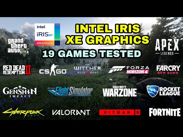 Intel Iris Xe Graphics Gaming Test ! 2021
