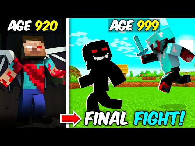 Surviving 1000 Years As Herobrine In Minecarft!  (FINAL FIGHT)