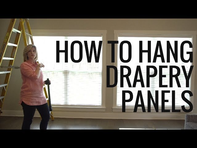 How to Hang Drapery Panels