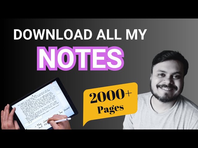 Free ML and DL Notes | 100 Days of ML Notes | 100 Days of DL Notes | CampusX