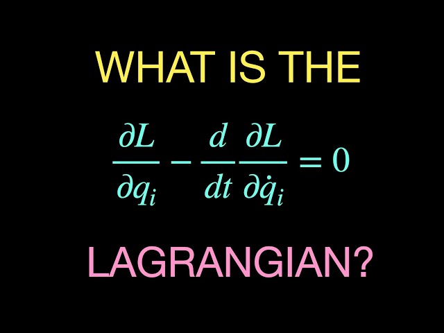 Introduction to Lagrangian Mechanics