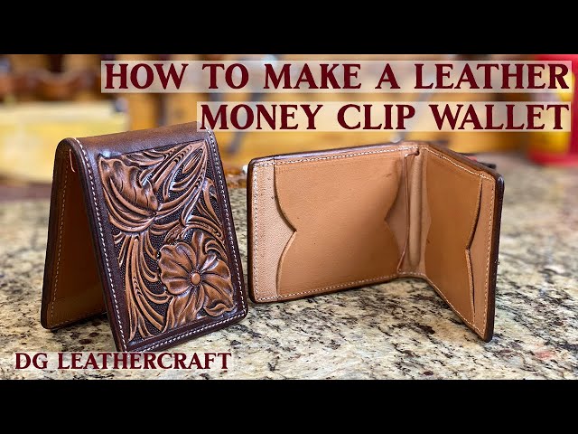 How to Make a Leather Money Clip Wallet
