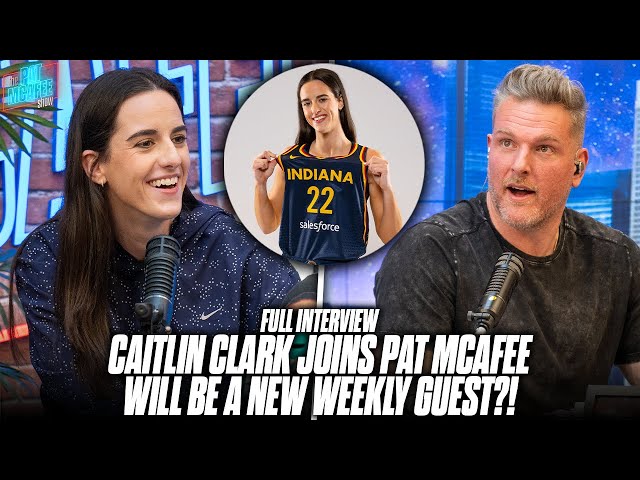 Caitlin Clark Joins The Pat McAfee Show After Becoming The #1 Pick In The WNBA Draft