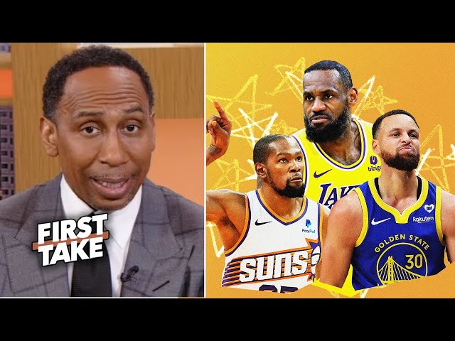 FIRST TAKE | Steph, Durant and LeBron are DONE win titles - Stephen A. Smith says superteam is OVER