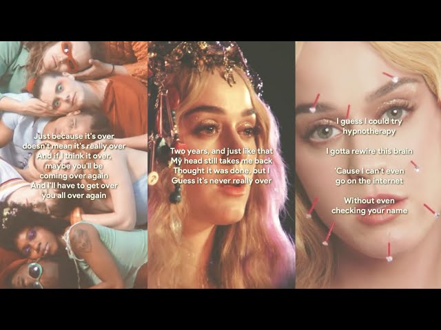 Katy Perry - Never Really Over (Vertical Lyric Video)