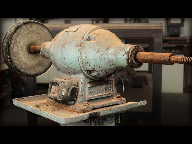 1950s Italian Bench Grinder / Buffer Restoration