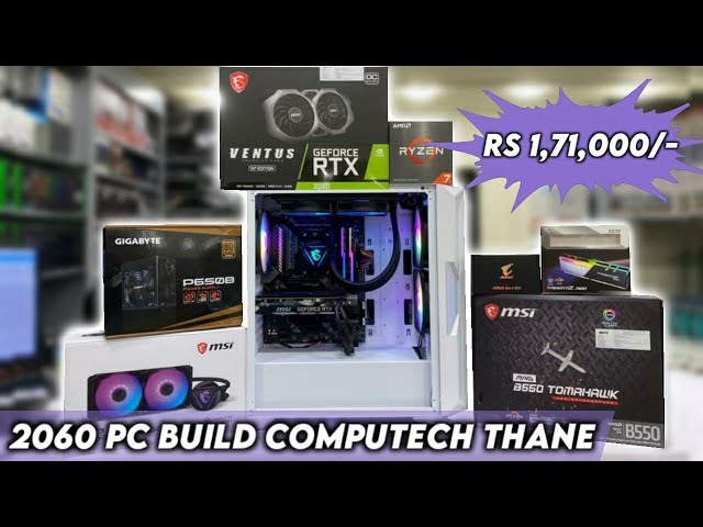RTX 2060 Pc White Build in Mumbai | Computech Thane !