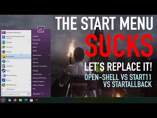 Start Menu WARS! Open-Shell VS Start11 VS StartAllBack - The Best Windows Start Menu Replacement is?