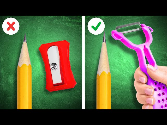 Creeative DIYs And Hacks For School You Should Try! Cool Ideas By A PLUS SCHOOL