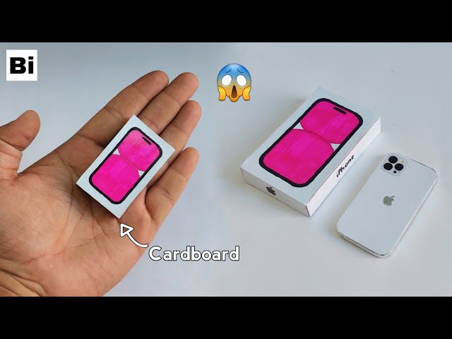 DIY iPhone 14 Pro Max Miniature Edition with an iPhone Box