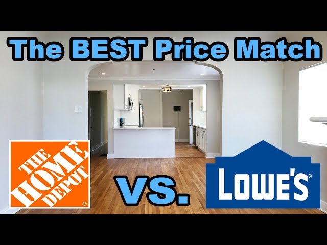 Renovation Day 35: Home Depot vs Lowes price match! And other ways to save money!
