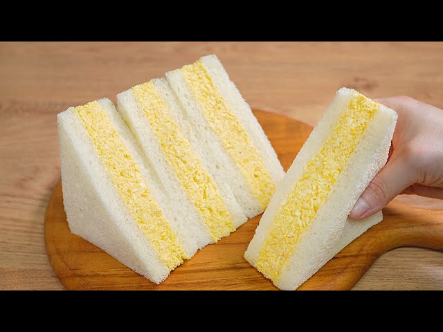 Super Fluffy Egg Mayo Sandwich Recipe :: Melts In Your Mouth