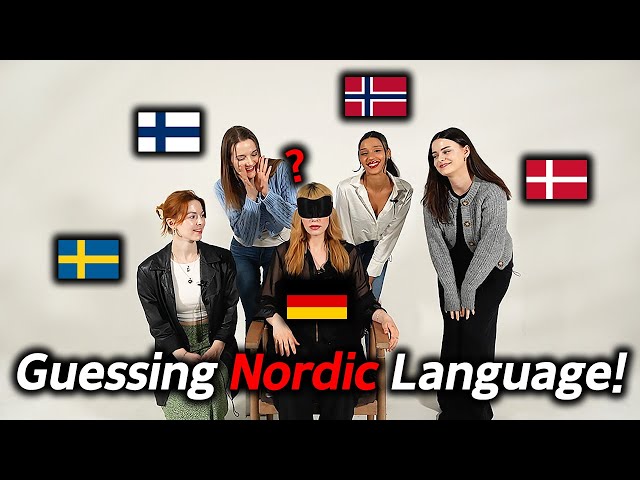 Can German Distinguish The Nordic Languages? (Sweden, Norway, Finland, Denmark) ㅣ GUESS NATIONALITY