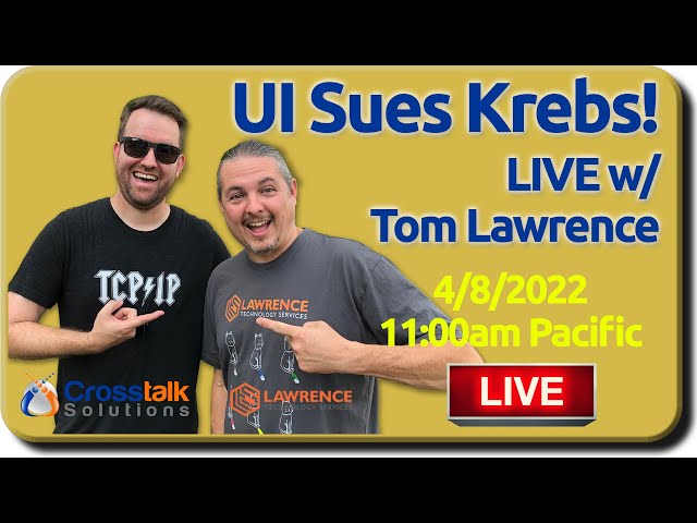 UI Sues Krebs LIVE! w/Tom Lawrence - 4/8/2022