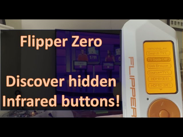 Flipper Zero - Unlock hidden infrared codes