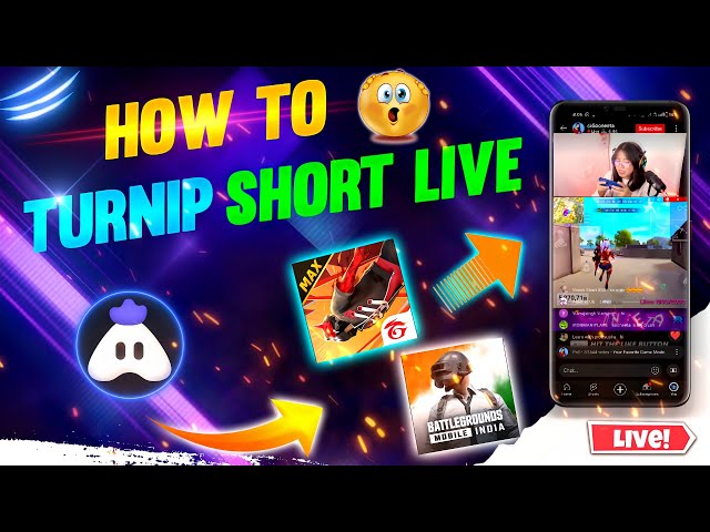 Turnip App Se Short Live Stream Kaise Kare || Shorts Live Kaise Kare ||Short Live Stream On Turnip