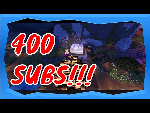 Thank you so much for 400 subscribers