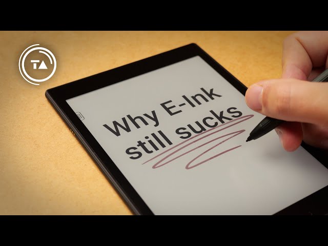 Why E-ink innovation is so slow