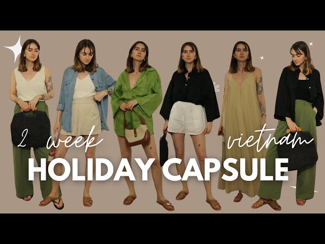 Summer Holiday Capsule Wardrobe + 15 Summer Outfits #capsulewardrobe