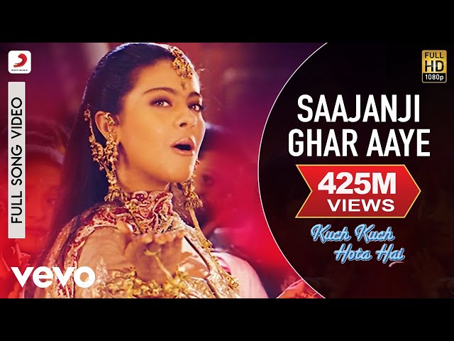 Saajanji Ghar Aaye Full Video - Kuch Kuch Hota Hai|Shah Rukh Khan,Kajol|Alka Yagnik