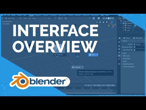 Interface Overview - Blender 2.80 Fundamentals