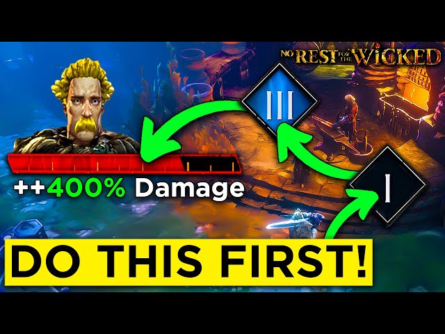 Must Have Early Upgrades & Incredible Damage Boost in No Rest for the Wicked