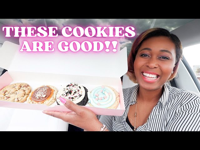 Crumbl Cookies Honest Review | Birthday Cake Oreo, Twix, Cotton Candy, Milk Chocolate Chip