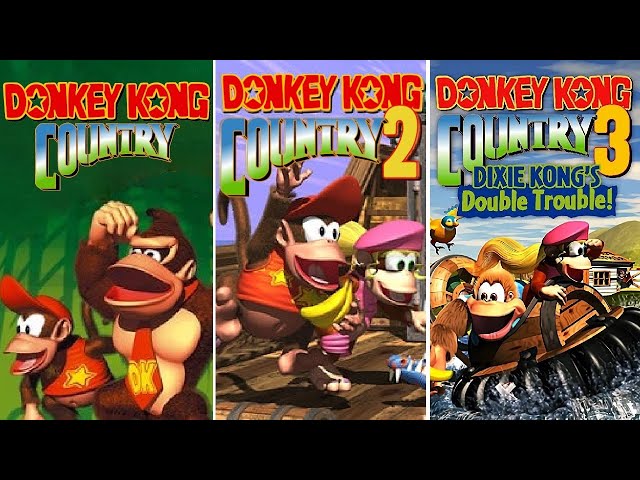 Donkey Kong Country Trilogy - Full Game 100% Walkthrough