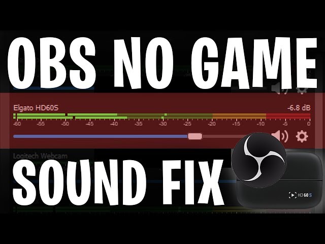 How to Fix OBS/Elgato no game sound for PS4