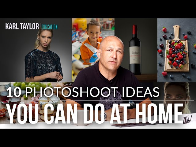 10 PHOTOSHOOT IDEAS to do at home + BONUS!!