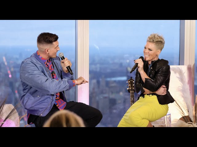 P!NK's TRUSTFALL Album Release Livestream Hosted by Cody Rigsby