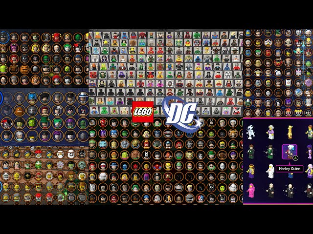 ALL DC Characters in Lego Videogames (Updated!) Including all DLCs